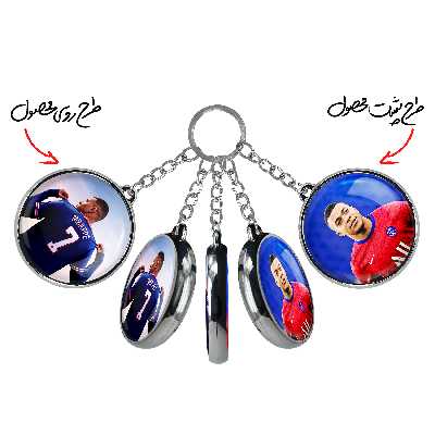 جاکلیدی خندالو طرح کیلیان امباپه مدل دوطرفه کد 1402614025