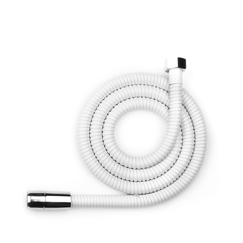 شلنگ توالتی سفید کروم مهره برنجی پارس شید کد70002 شلنگ توالتی درجه یک