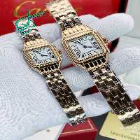 خرید ست ساعت زنانه و مردانه کارتیر پنتر موتور ژاپن کیفیت عالی رنگ ثابت کد 2116996 - ردگل