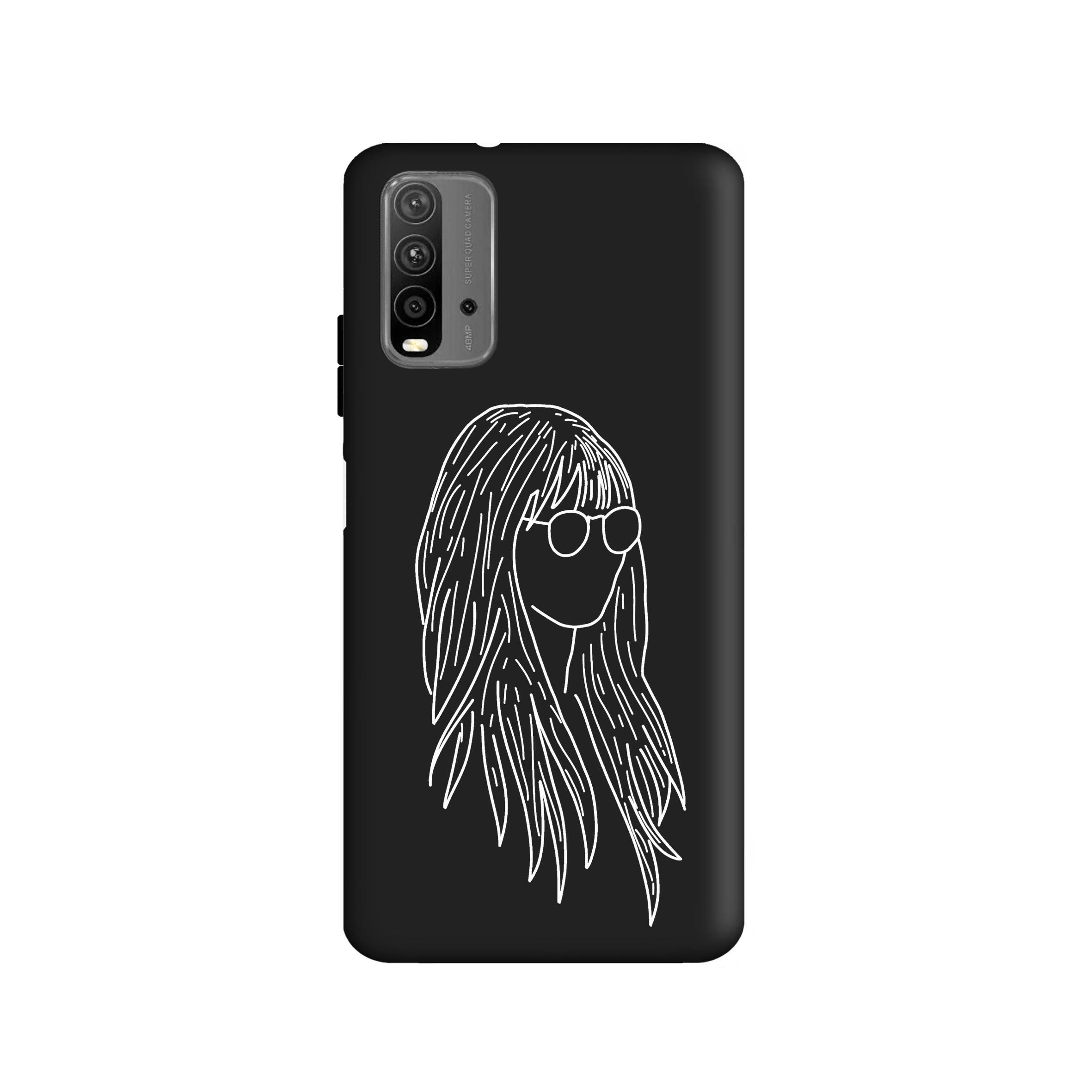 کاور طرح مینیمال دختر کد 622 مناسب برای گوشی موبایل شیائومی Redmi 9T