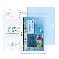 گلس تبلت سامسونگ Galaxy Tab 2 10.1 P5100 pictures مدل نانو هیدروژل آنتی بلو برند راک اسپیس کد 12574L