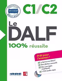 کتاب فرانسه Le DALF – 100% reussite – C1/C2   CD