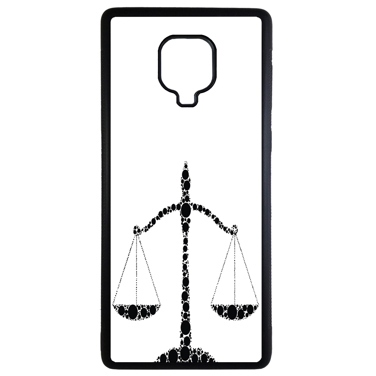 کاور طرح ترازوی عدالت کد 1146 مناسب برای گوشی موبایل شیائومی redmi note 9 pro/9s