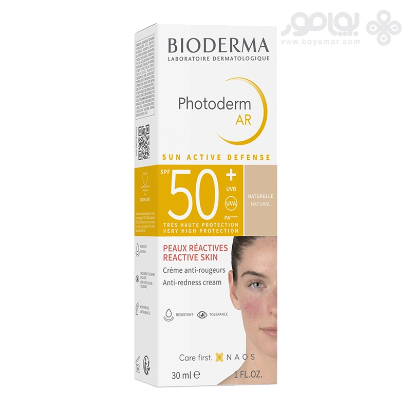 ضد آفتاب بایودرما مدل فتودرم ای آر SPF50 حجم 30 میل
