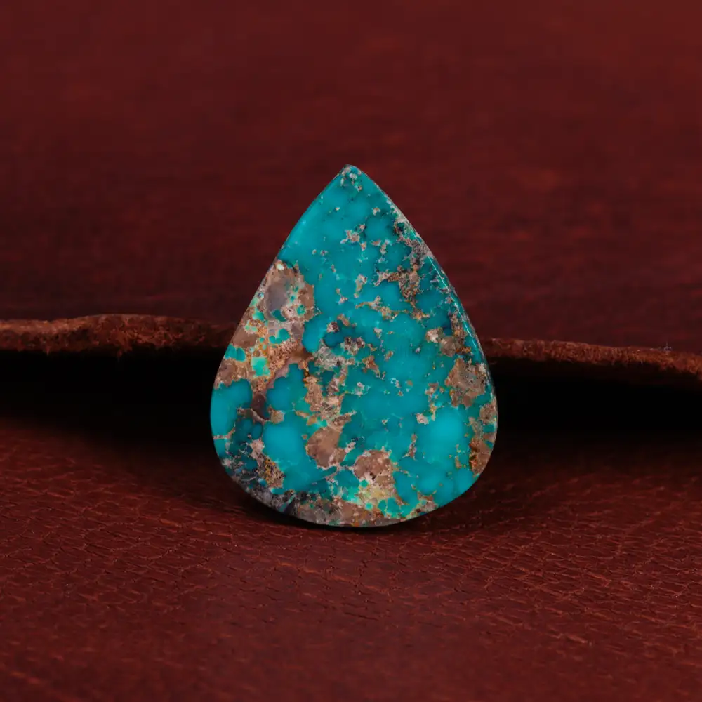 نگین فیروزه شجری کد 15314 - جواهری مشاهیر