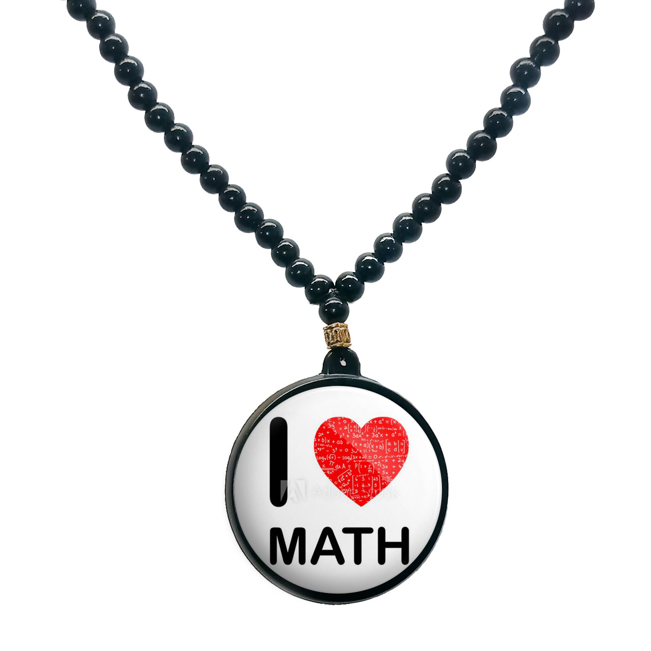 گردنبند پرمانه طرح ریاضی و فیزیک کد pmd.3200مدل دو طرفه