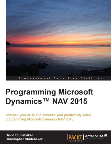 خرید و دانلود نسخه کامل کتاب Programming Microsoft Dynamics NAV 2015