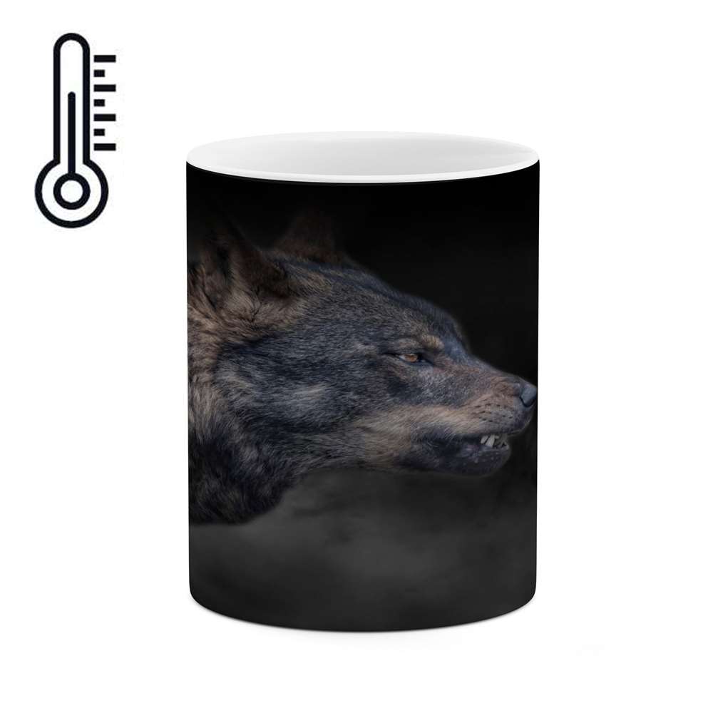 ماگ حرارتی کاکتی طرح گرگ مدل mgh16517