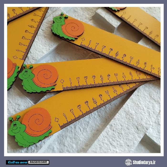 خط کش طرح حلزون