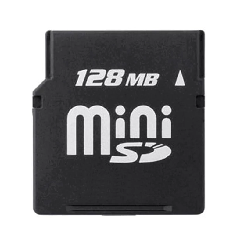 کارت حافظه miniSD ظرفیت 128 مگابایت