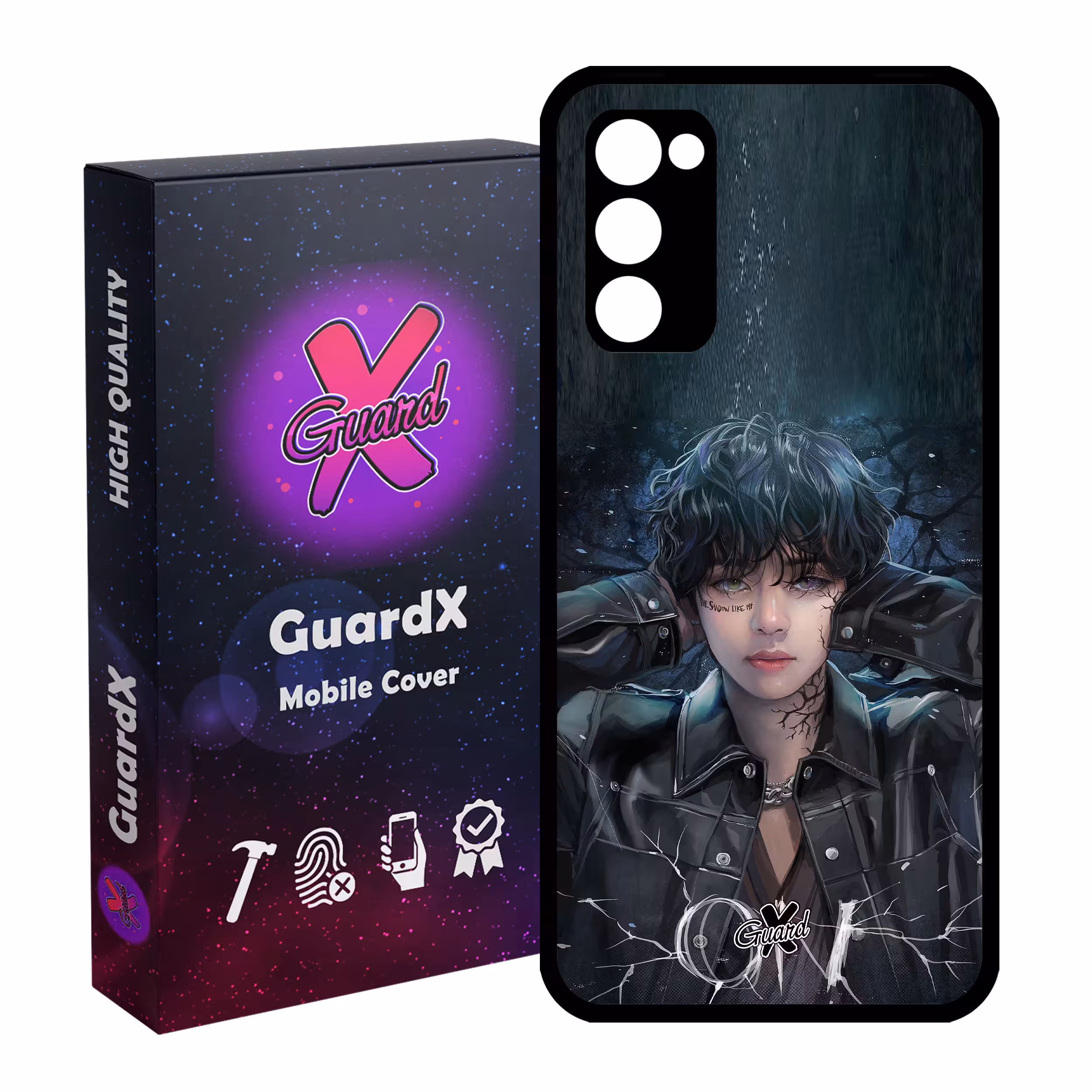 کاور گارد ایکس طرح Girl مدل Glass10374 مناسب برای گوشی موبایل سامسونگ Galaxy S20 FE