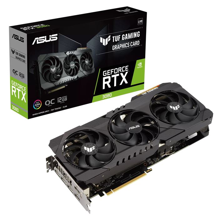 کارت گرافیک ایسوس مدل ASUS TUF Gaming GeForce RTX™ 3080 OC Edition 12GB GDDR6X