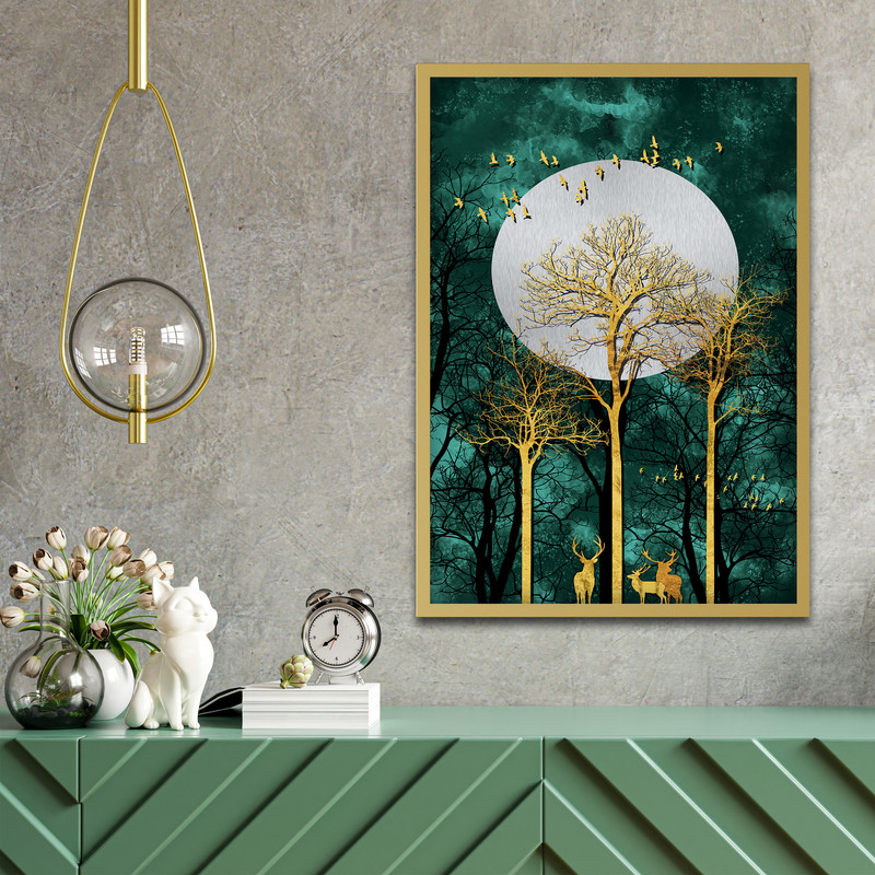 تابلو مدل نقاشی کد NIL_38 | دنیای قاب