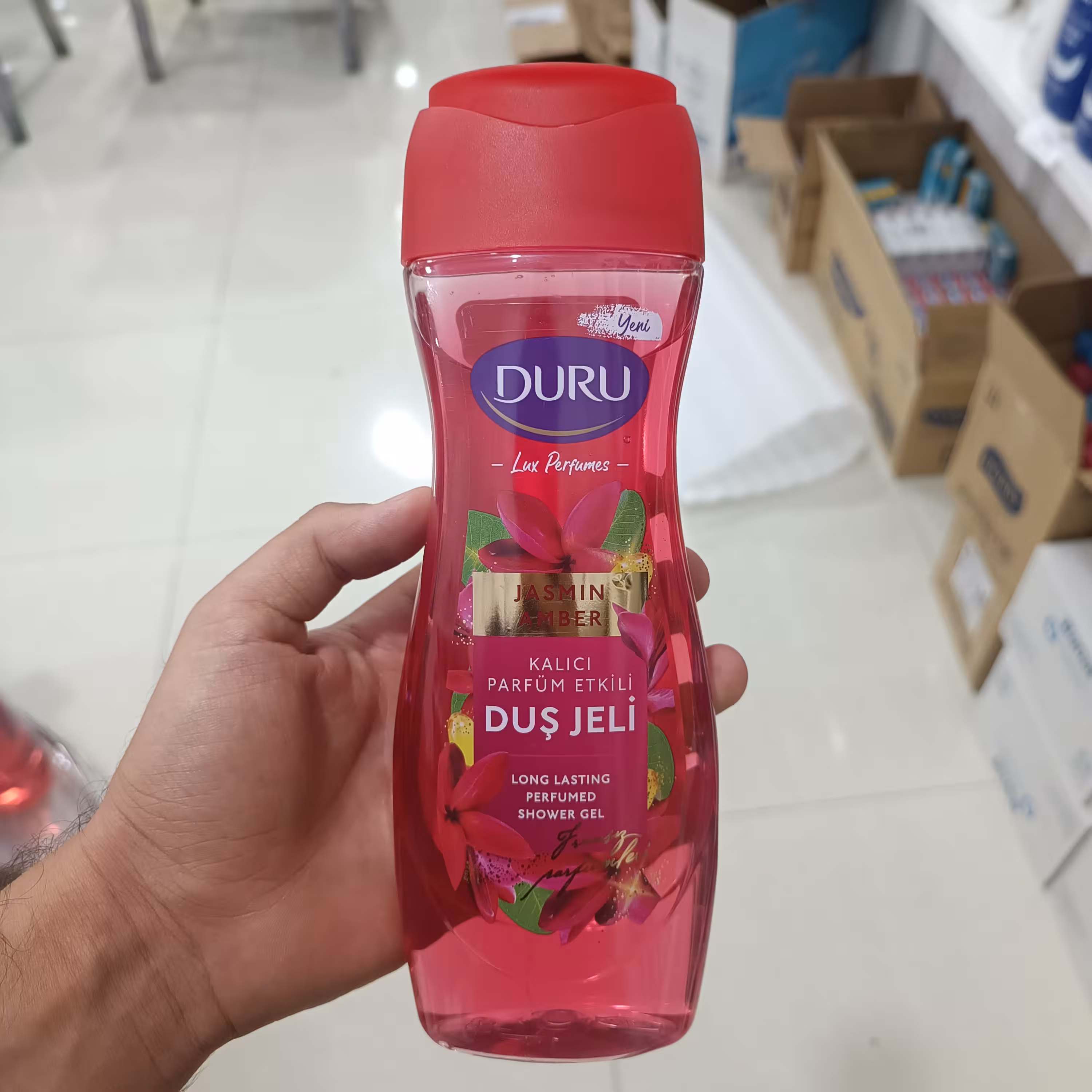 شامپو بدن درو با رایحه یاس آمبه DURU Shampoo حجم 450 میلی
