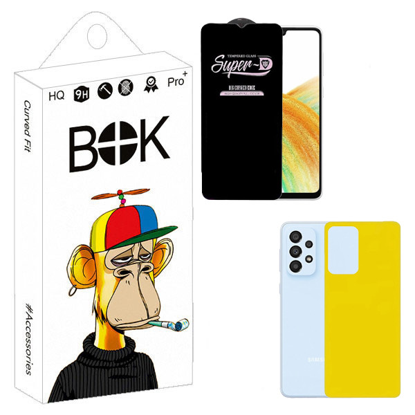 محافظ صفحه نمایش بوک مدل SuperD Touch مناسب برای گوشی موبایل سامسونگ Galaxy a33 5g به همراه محافظ پشت گوشی | کالا برتری