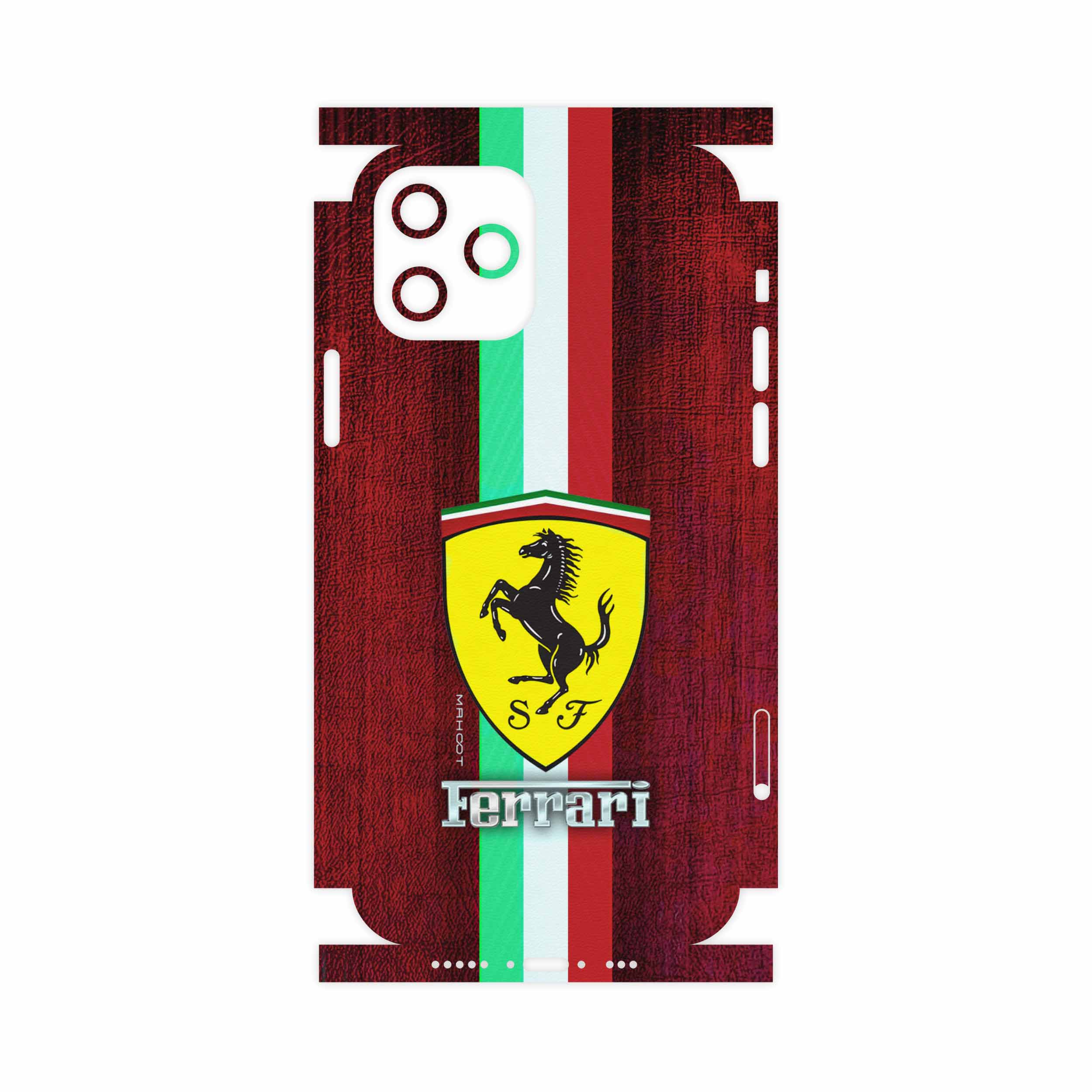 برچسب پوششی ماهوت مدل Ferrari-FullSkin مناسب برای گوشی موبایل اپل iPhone 12 Pro