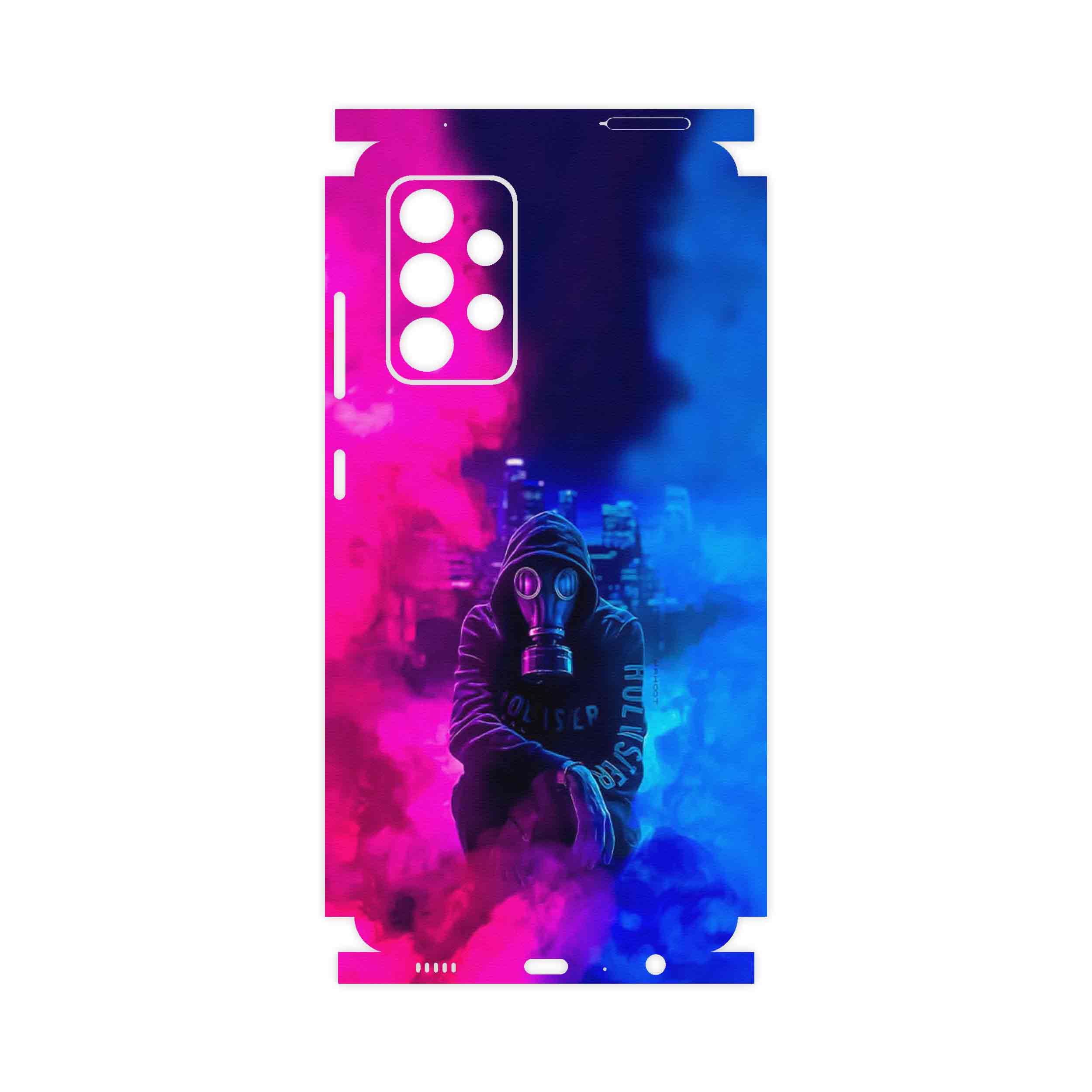 برچسب پوششی ماهوت مدل Smoke Rainbow Digital Art 2-FullSkin مناسب برای گوشی موبایل سامسونگ Galaxy A52s 5G