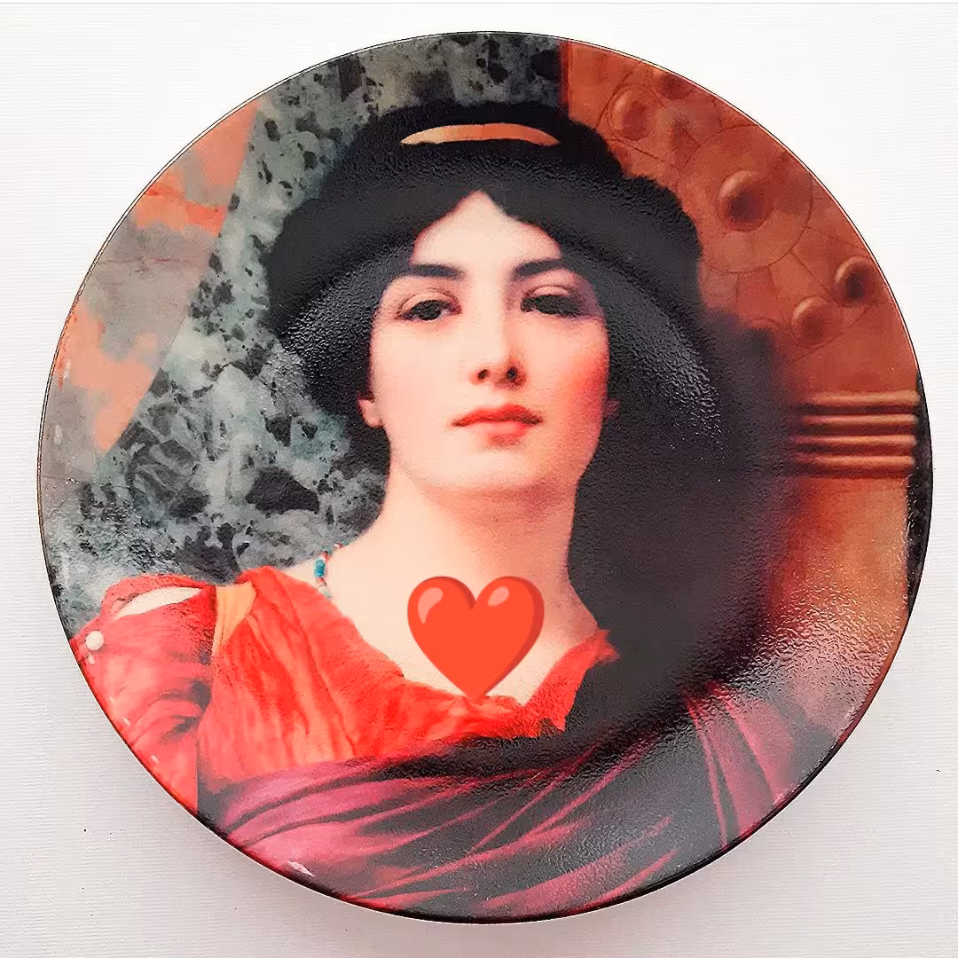 بشقاب دیوارکوب و دکوری و کادویی طرح 1195