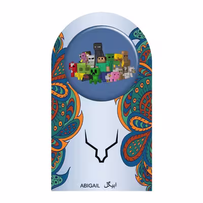 پیکسل ابیگل طرح بازی ماینکرفت کد  012
