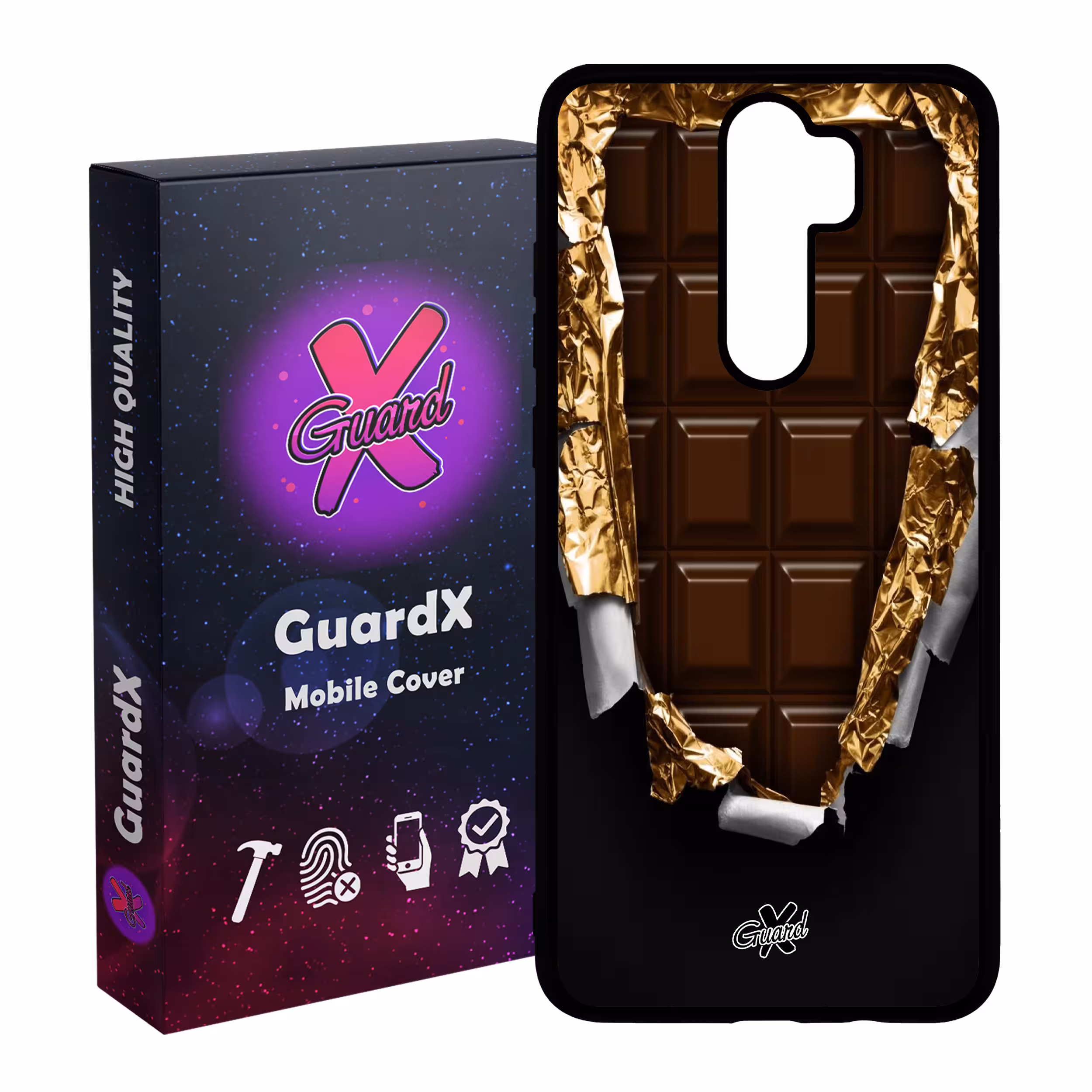کاور گارد ایکس طرح Chocolate مدل Glass10061 مناسب برای گوشی موبایل شیائومی Redmi 9 / 9 Prime