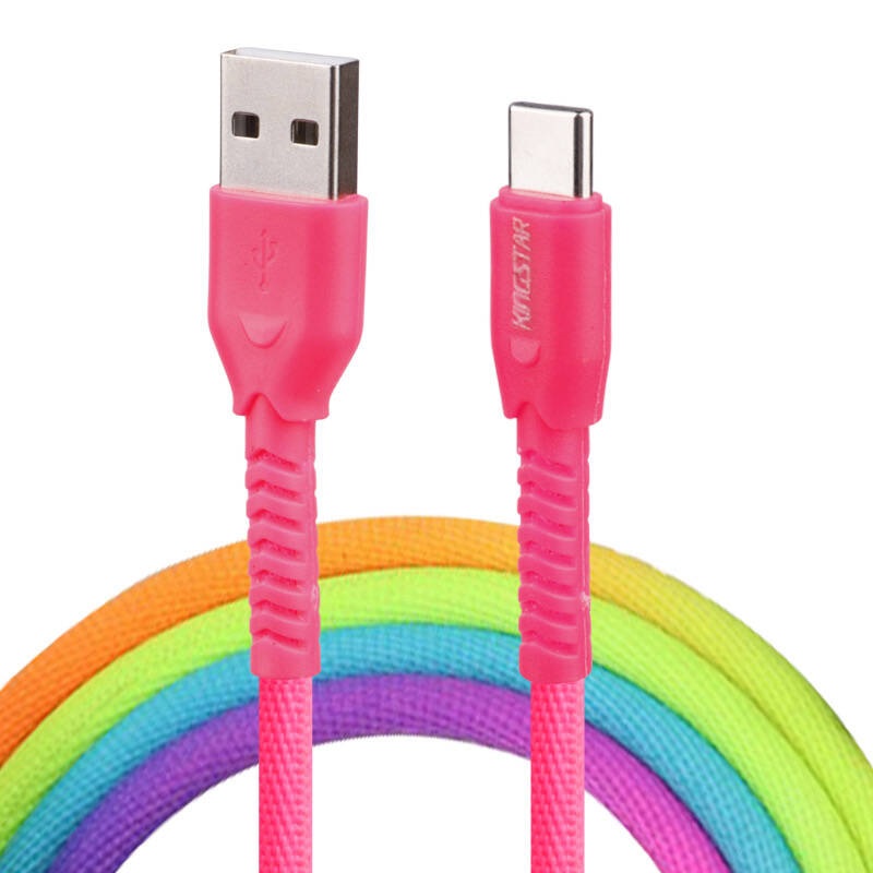 کابل تایپ سی فست شارژ KingStar K106C 2.1A 1m