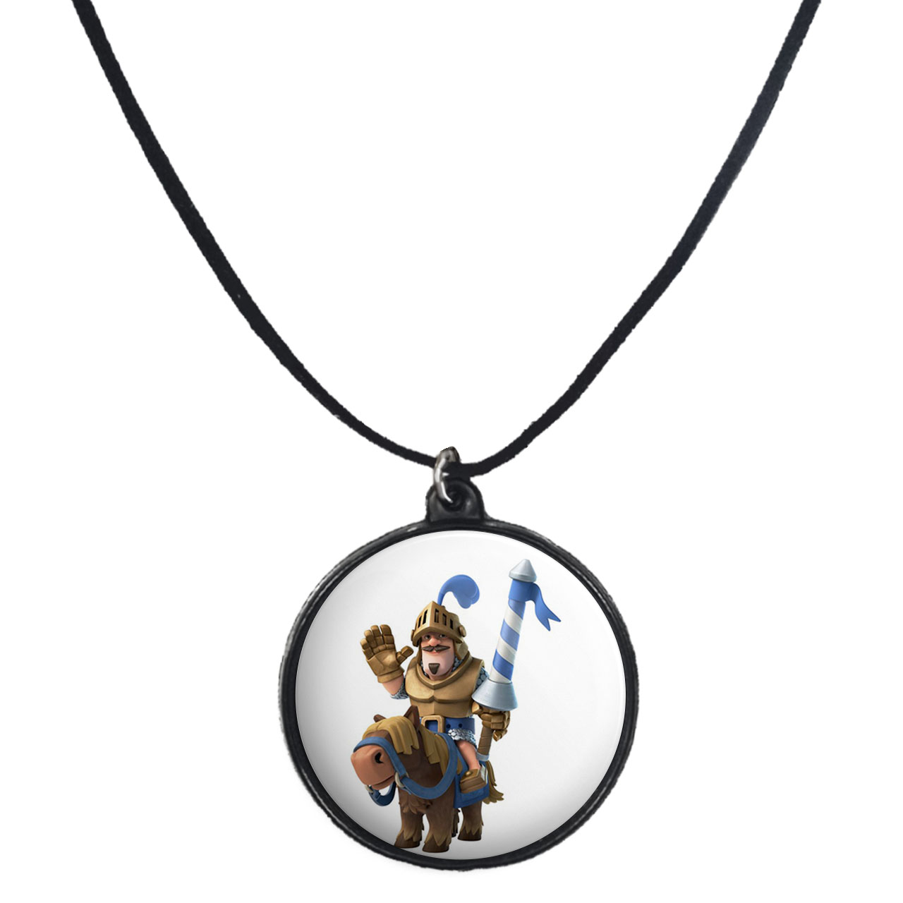 گردنبند پرمانه طرح clash کد pmb.26483مدل دو طرفه