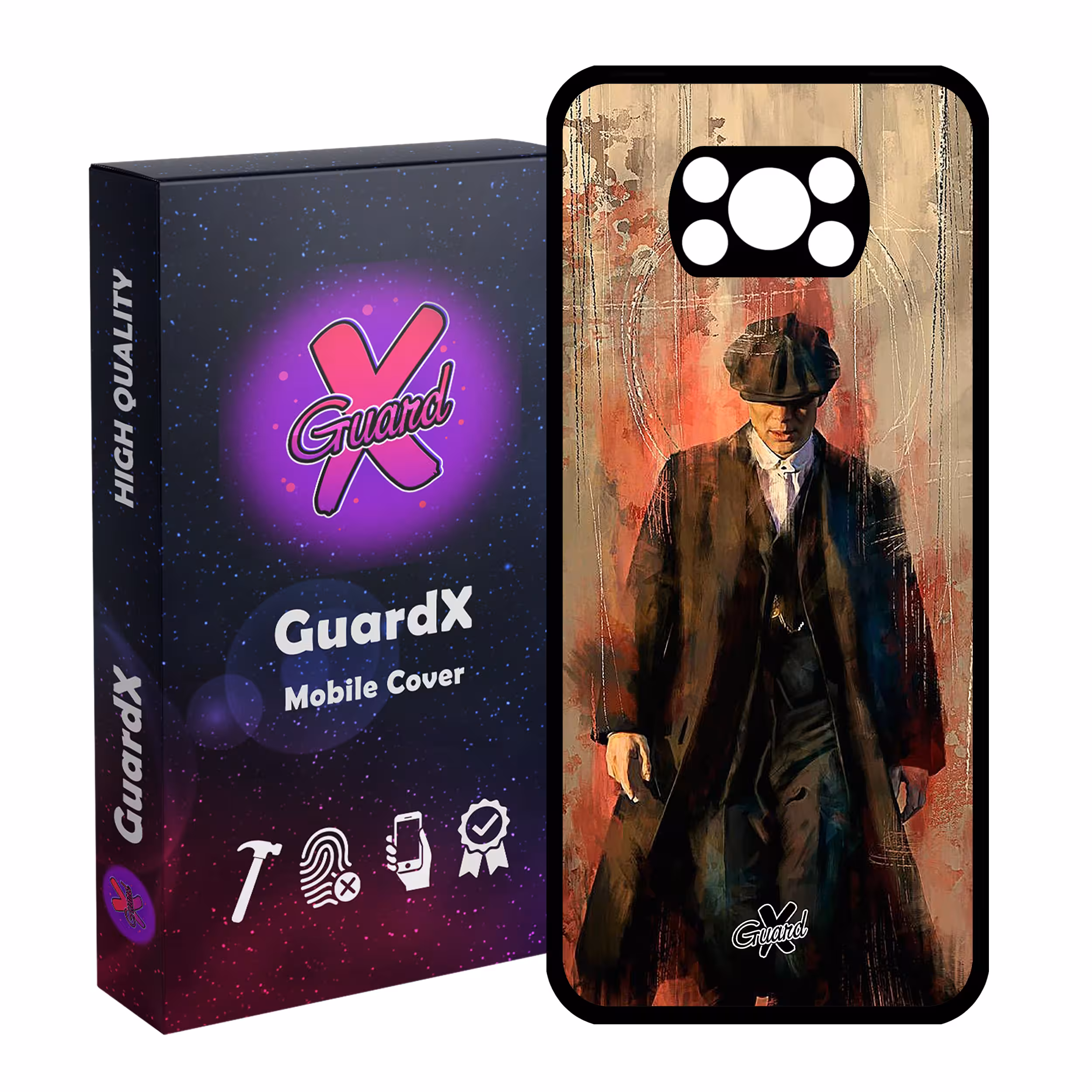کاور گارد ایکس طرح Peaky Blinders مدل Glass10122 مناسب برای گوشی موبایل شیائومی Poco X3 Pro