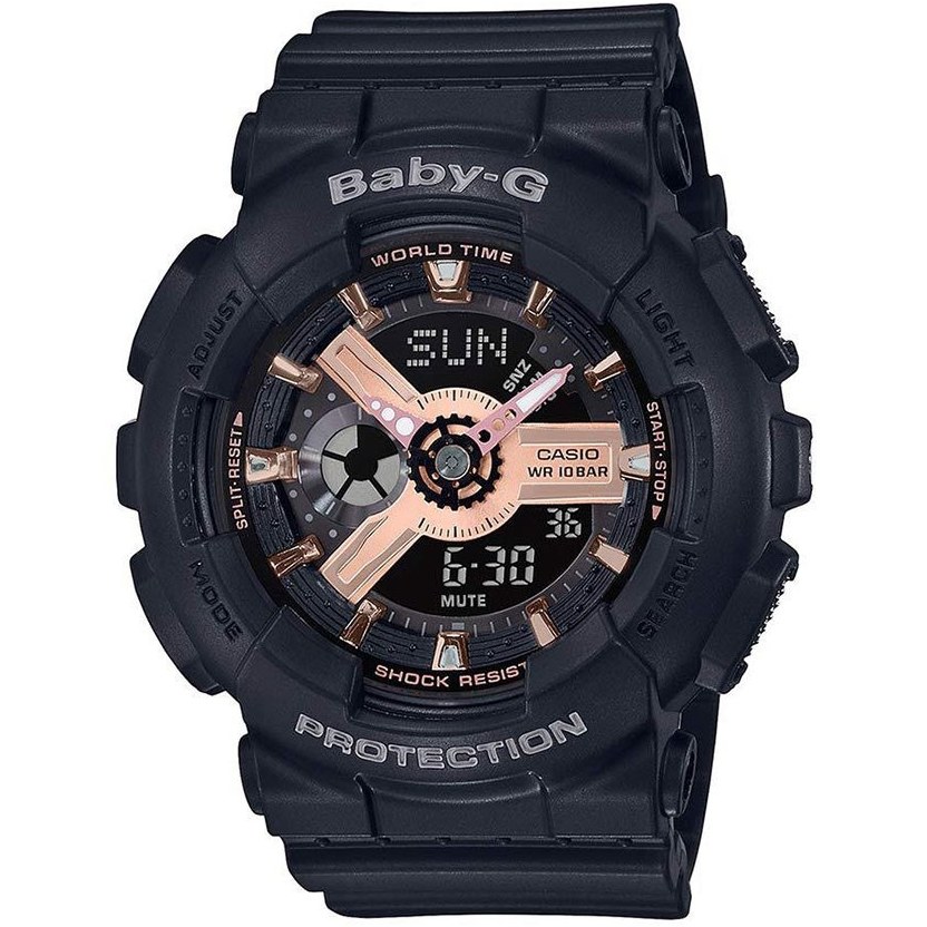 ارسال فوری   گارانتی اصلی شرکتی   ساعت مچی کاسیو مدل CASIO-BA-110RG-1ADR