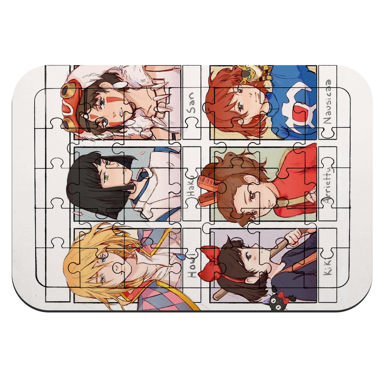  پازل 35 تکه طرح کارکترهای استودیو جیبلی مدل NI411