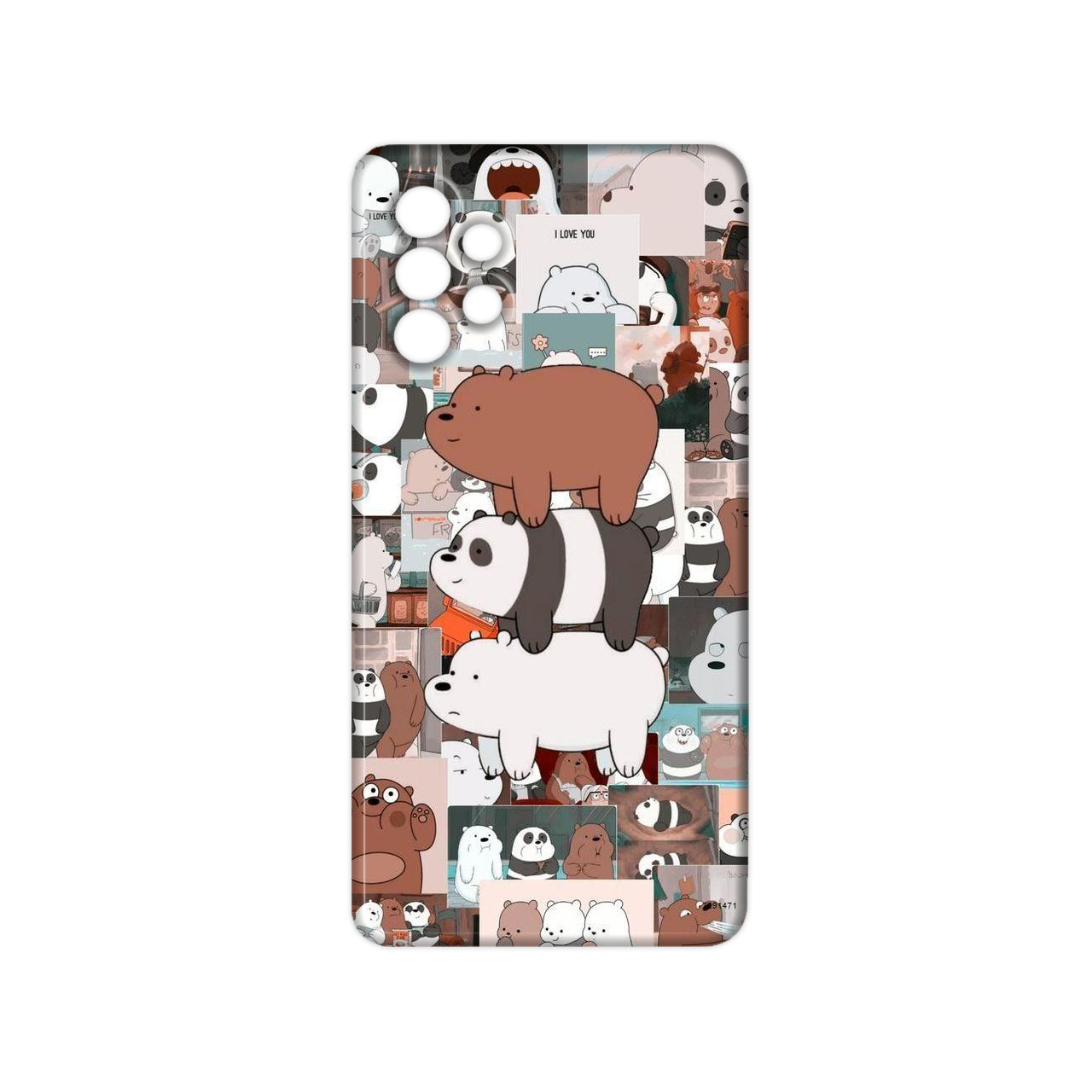 کاور مدل خرس کله پوک کد 117 مناسب برای گوشی موبایل سامسونگ galaxy A32 5G