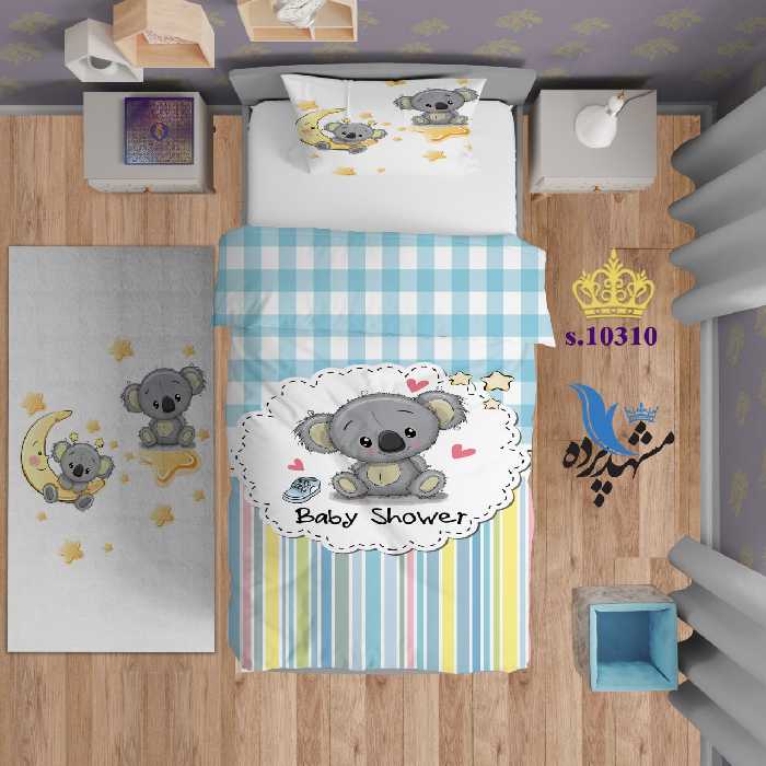 ست روتختی تکنفره طرح بچه کوالا S10310
