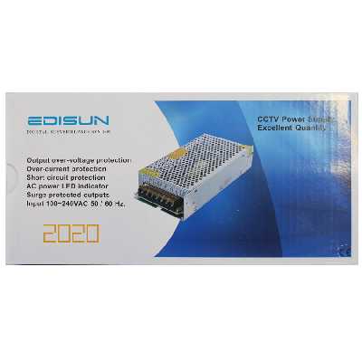 منبع تغذیه 12 ولت 30 آمپر ادیسون مدل S-360-12