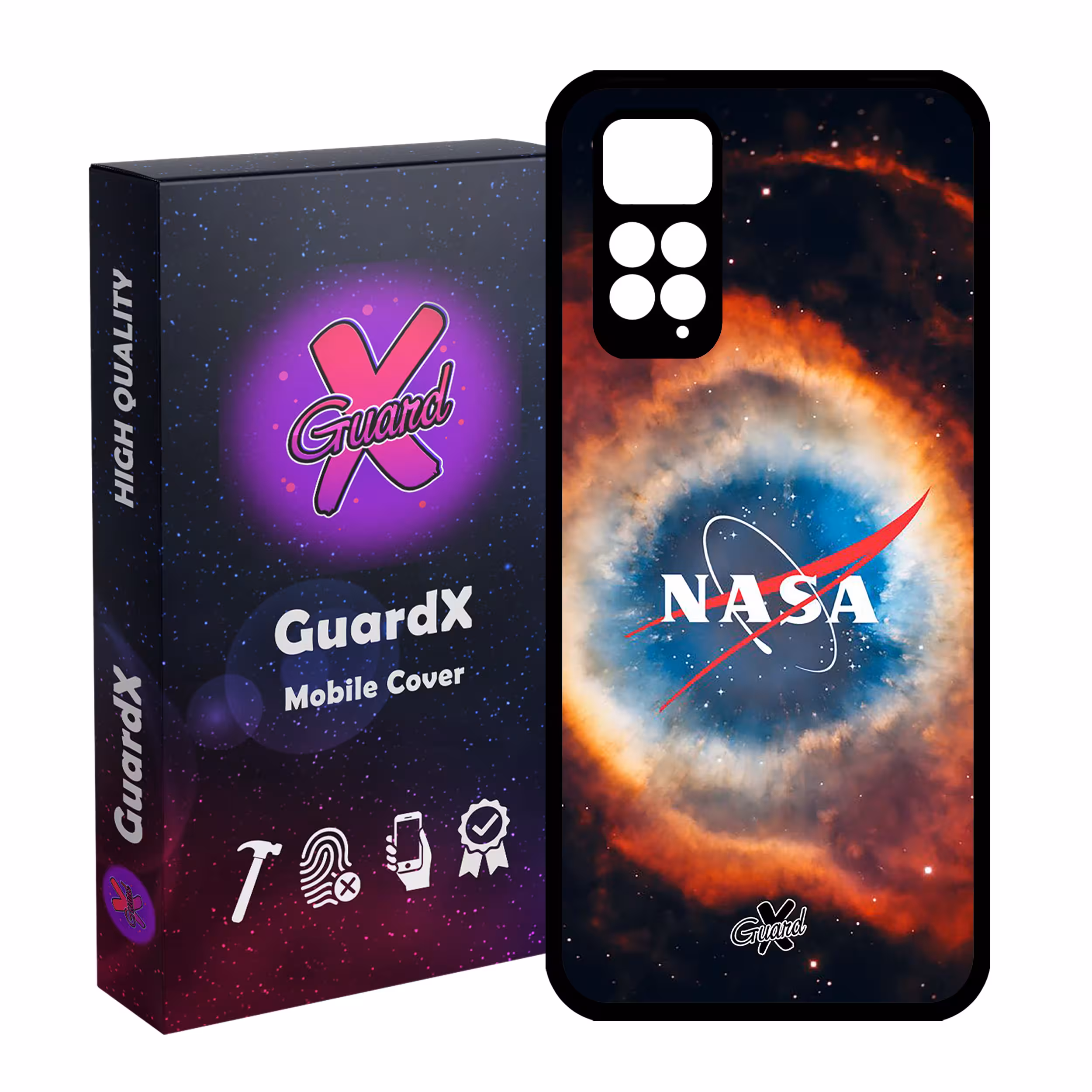 کاور گارد ایکس طرح Nasa مدل Glass10234 مناسب برای گوشی موبایل شیائومی Redmi Note 11S/ Note 11 4G