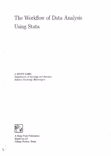 خرید و دانلود نسخه کامل کتاب The Workflow of Data Analysis Using Stata