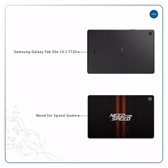 برچسب پوششی ماهوت مدل Need-for-Speed-Game مناسب برای تبلت سامسونگ Galaxy Tab S5e 10.5 2019 T720