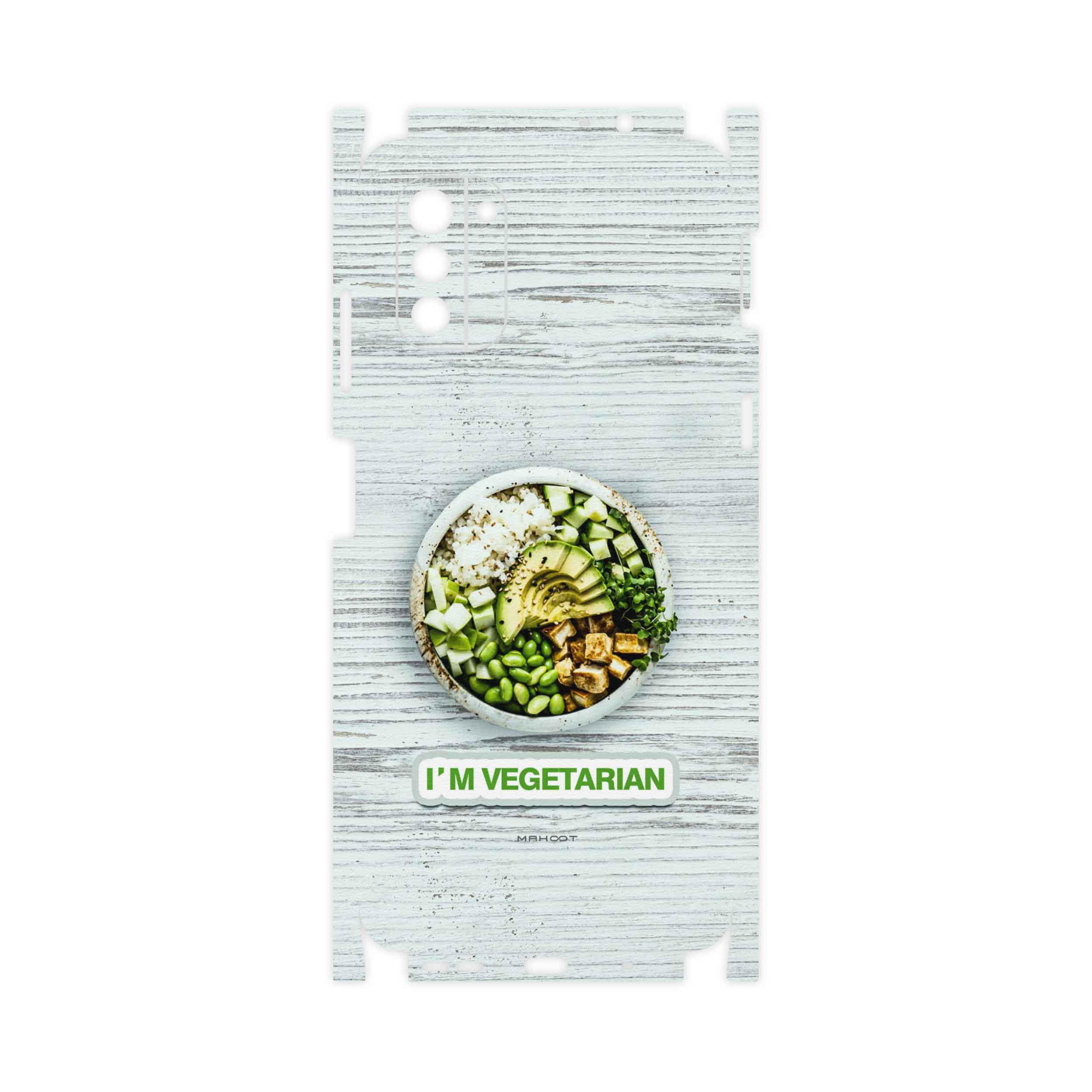 برچسب پوششی ماهوت مدل Im-vegetarian-FullSkin مناسب برای گوشی موبایل نوکیا G21