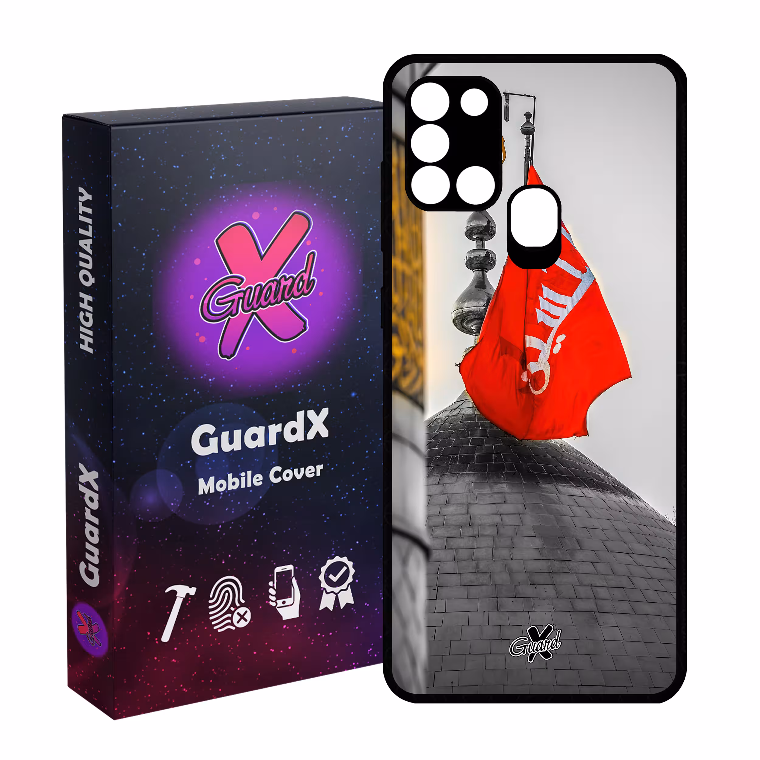 کاور گارد ایکس طرح محرم 2 مدل Glass10457 مناسب برای گوشی موبایل سامسونگ Galaxy A21s