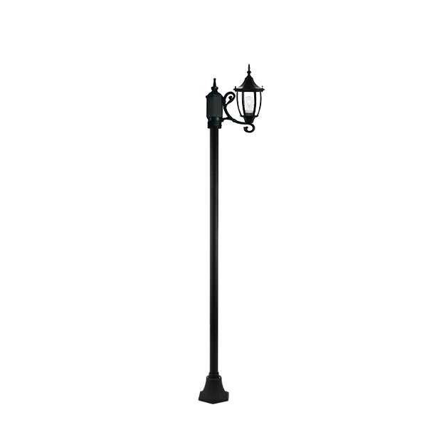 چراغ حیاطی ایستاده با طول 1.6 متر شفق مدل باربد کد 3111