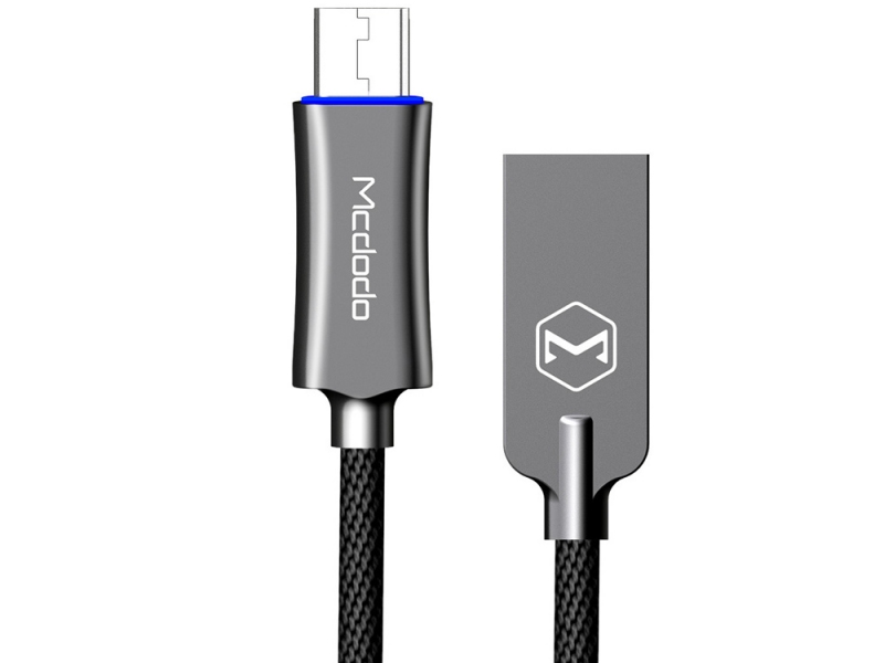 کابل شارژ سریع و انتقال داده میکرو یو اس بی مک دودو Mcdodo CA-289 Auto Disconnect MicroUSB Cable 1.5m