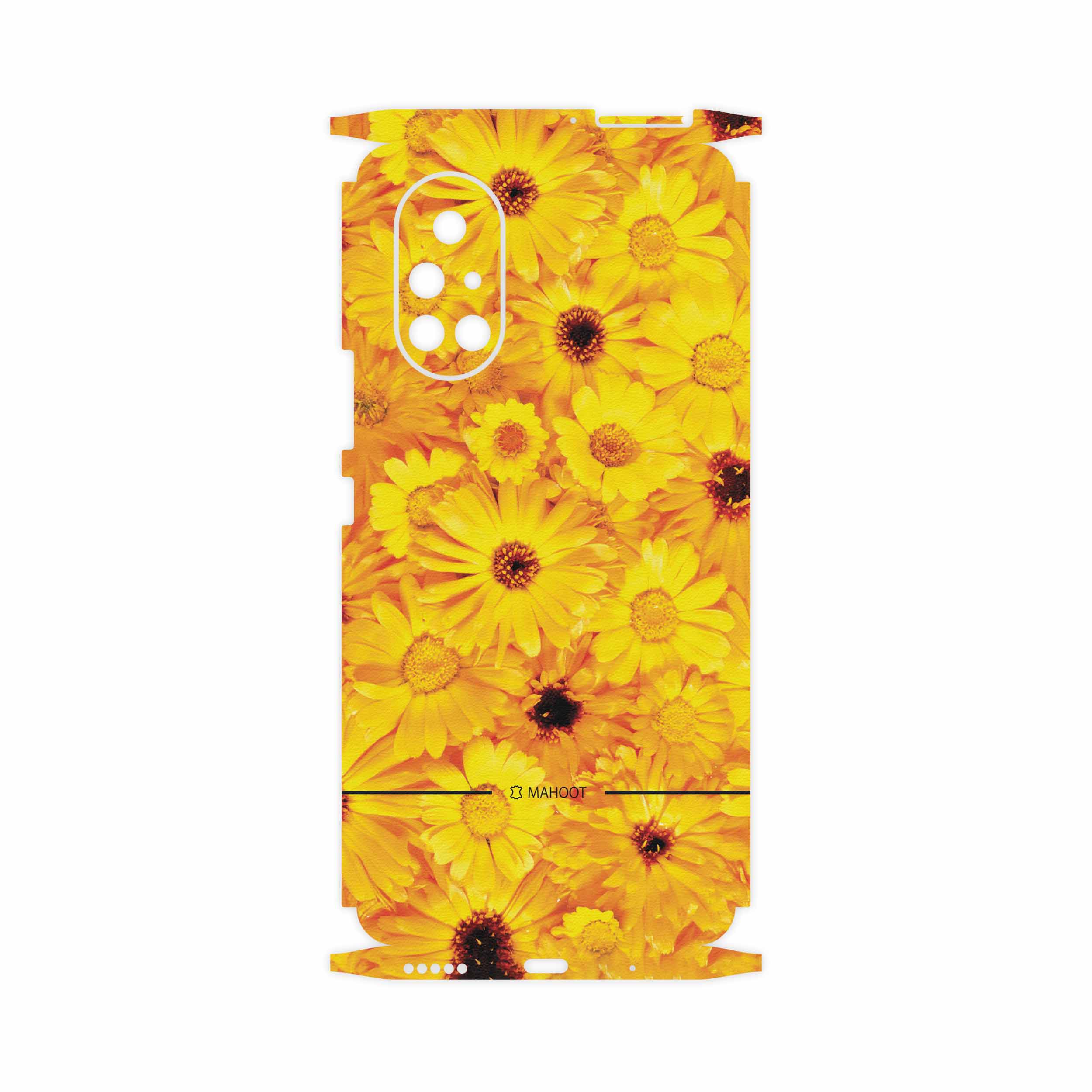 برچسب پوششی ماهوت مدل Yellow-Flower-FullSkin مناسب برای گوشی موبایل هوآوی Nova 8