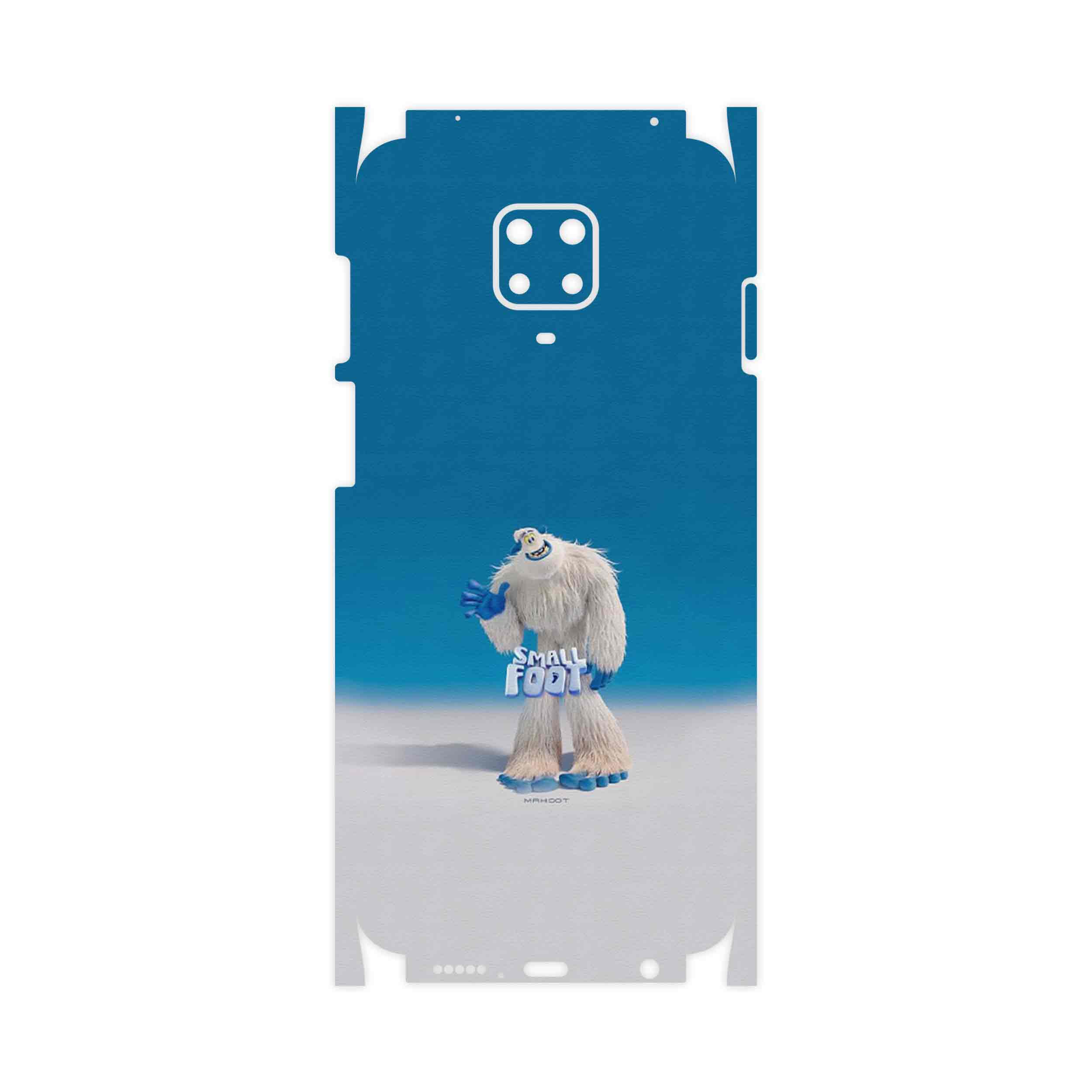 برچسب پوششی ماهوت مدل Smallfoot-FullSkin مناسب برای گوشی موبایل شیائومی Redmi Note 9 Pro
