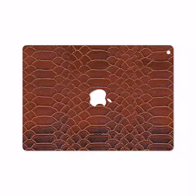 برچسب پوششی ماهوت مدل Brown-Snake-Leather مناسب برای تبلت اپل iPad 9.7 (GEN 5) 2017 A1822