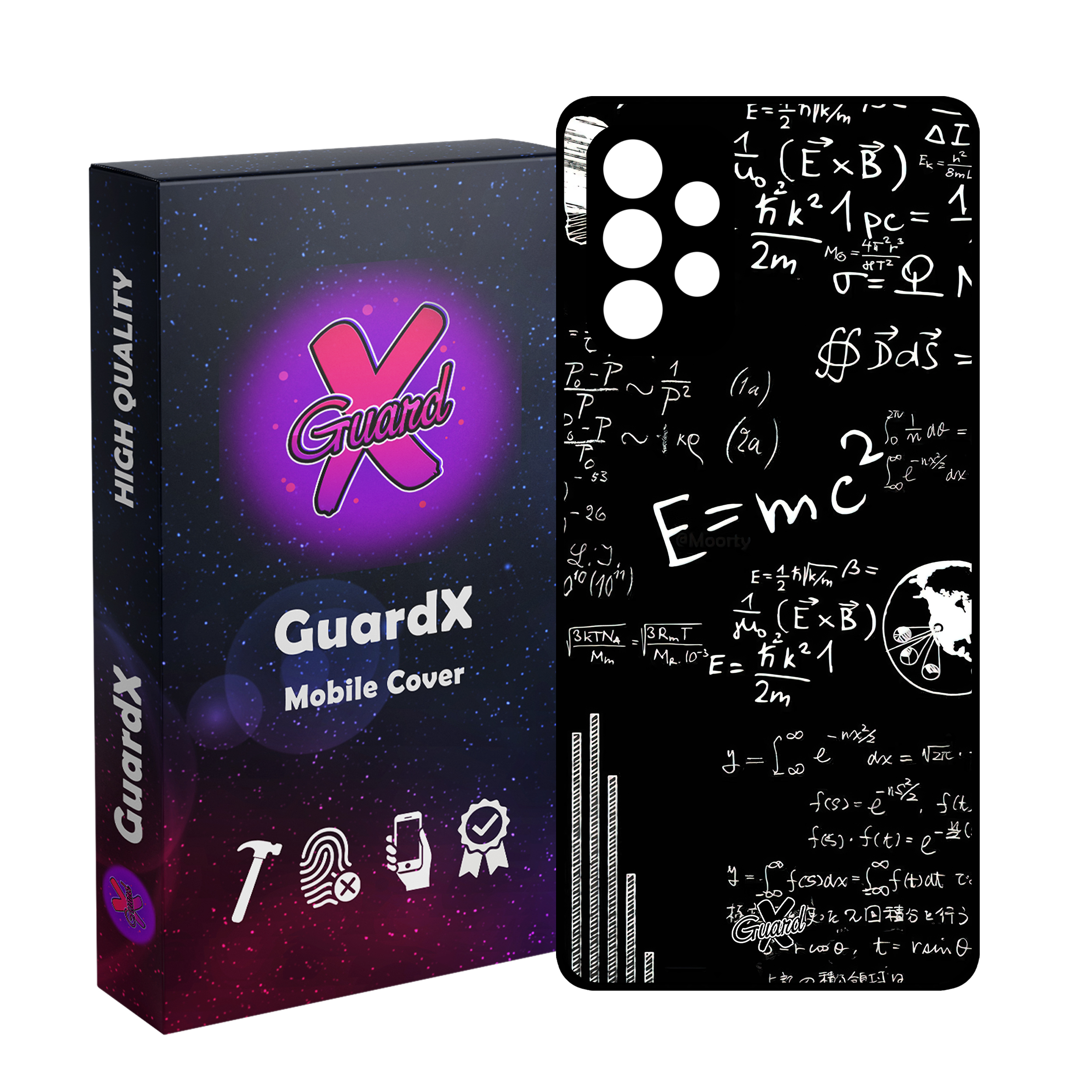 کاور گارد ایکس طرح فیزیک مدل Glass10516 مناسب برای گوشی موبایل سامسونگ Galaxy A73