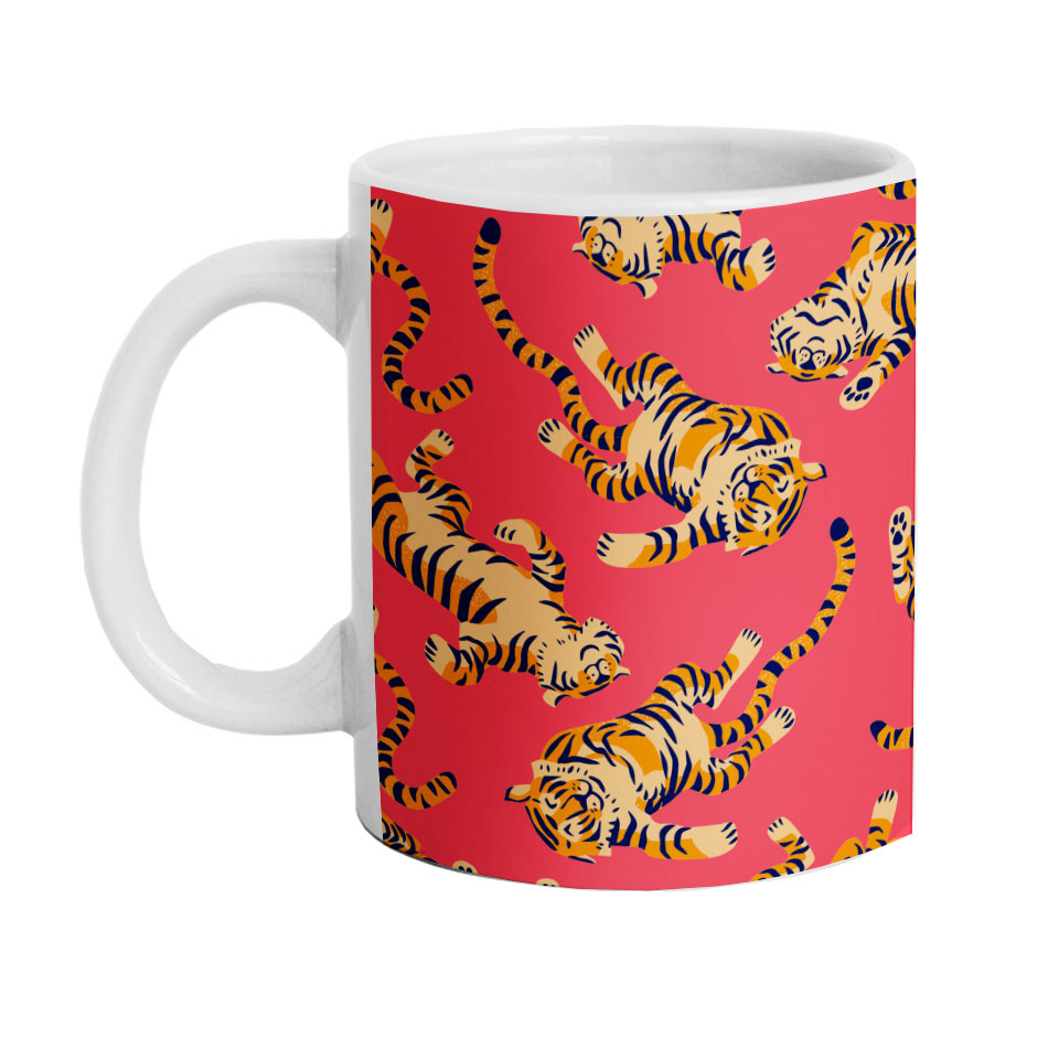 ماگ دارلی طرح ببر مدل MG1537