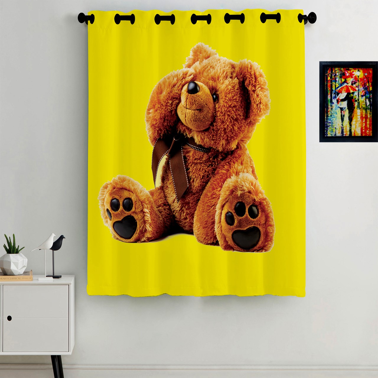 پرده رنس مدل C2-50058 ارتفاع 190 سانتی متر