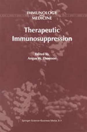 [PDF] دانلود کتاب Therapeutic Immunosuppression, 2001