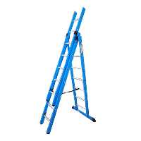 نردبان مخابراتی 6 متری 2 تکه مدل سیلور فراز پله