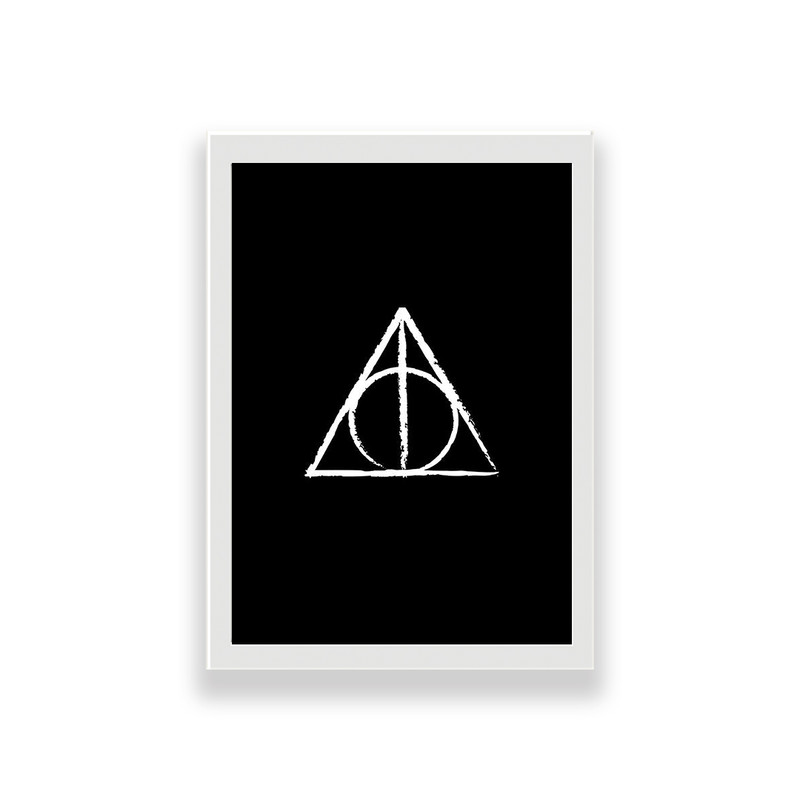 تابلو طرح یادگاران مرگ هری پاتر | دنیای قاب