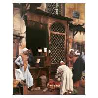 تابلو نقاشی رنگ روغن مدل بازار کد 125