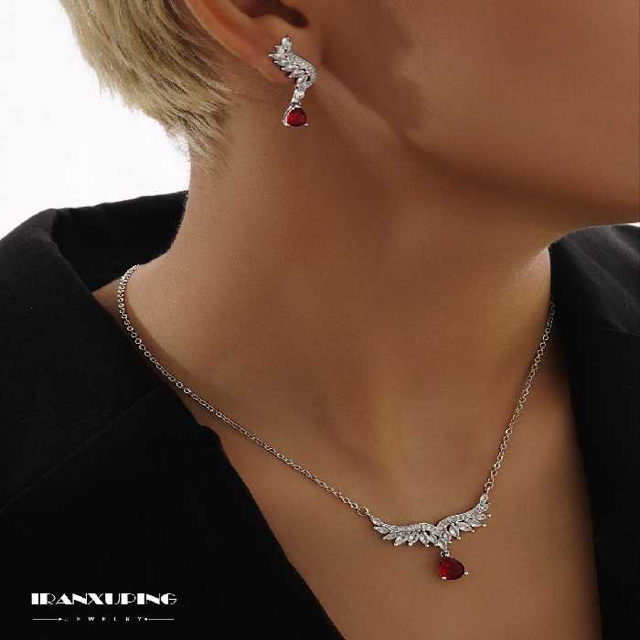 نیم ست طرح جواهر(کیفیت عالی) کد STH22148